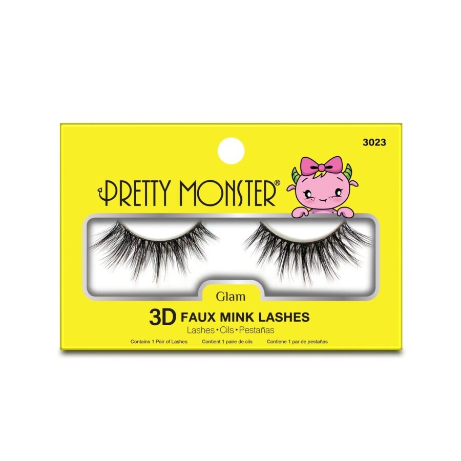 Pretty Monster Glam 3D Faux Mink Lashes - Image 3