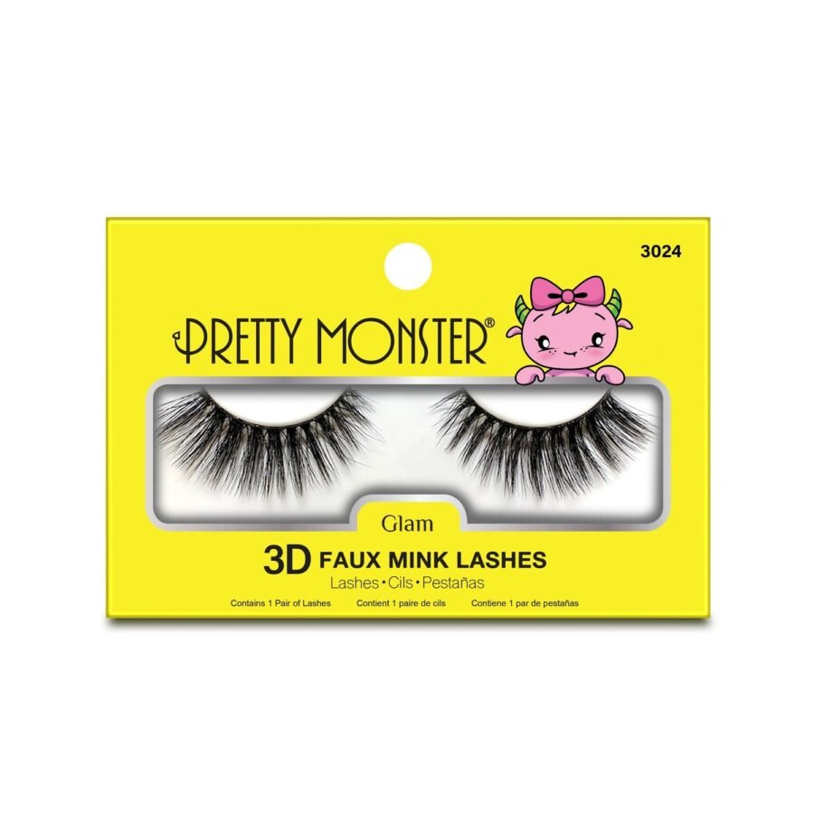 Pretty Monster Glam 3D Faux Mink Lashes - Image 4