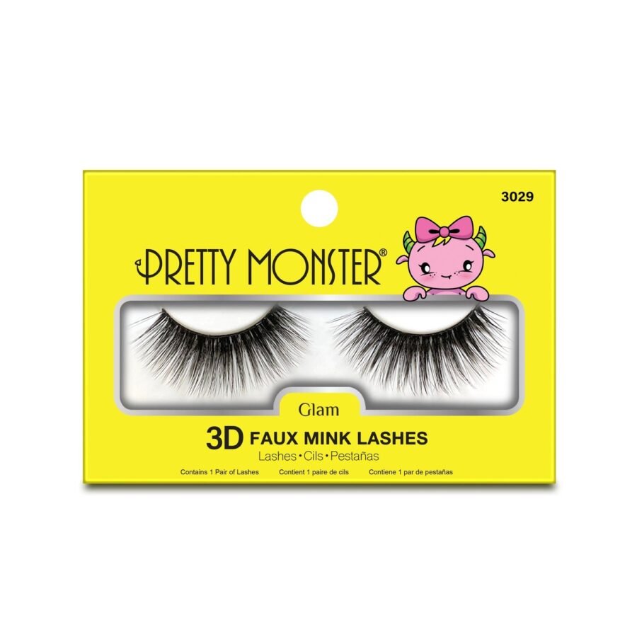 Pretty Monster Glam 3D Faux Mink Lashes - Image 9