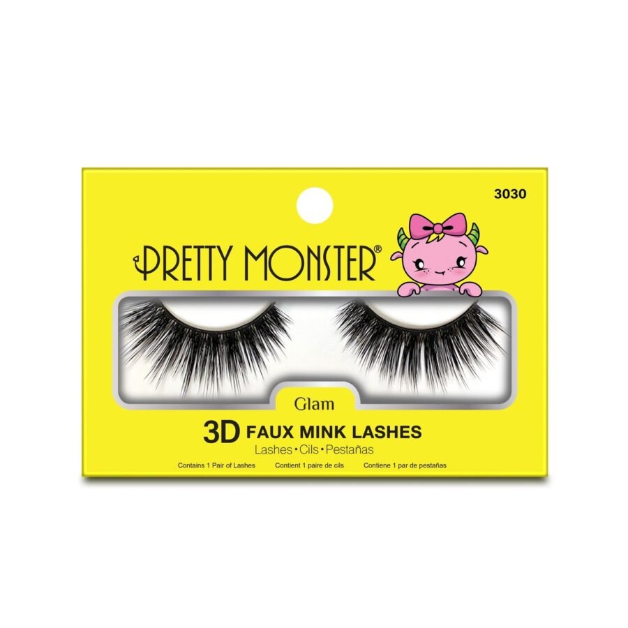 Pretty Monster Glam 3D Faux Mink Lashes - Image 10