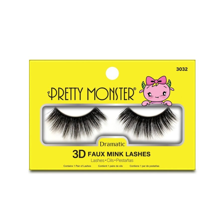 Pretty Monster Dramatic 3D Faux Mink Lashes - Image 2