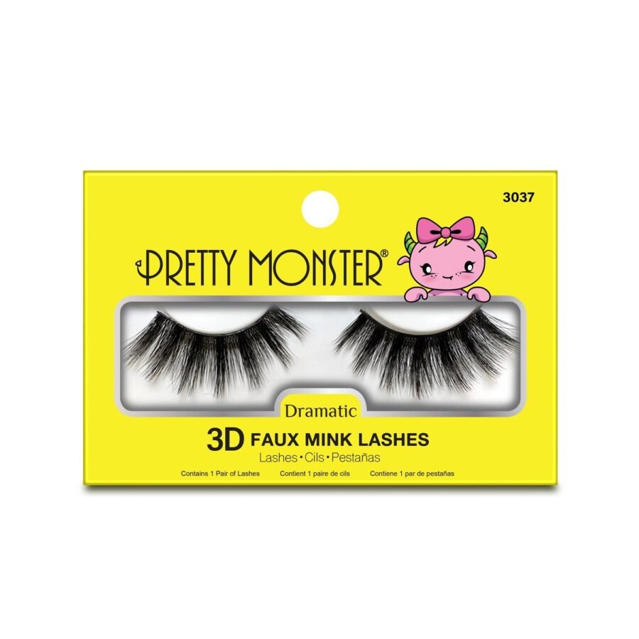 Pretty Monster Dramatic 3D Faux Mink Lashes - Image 7
