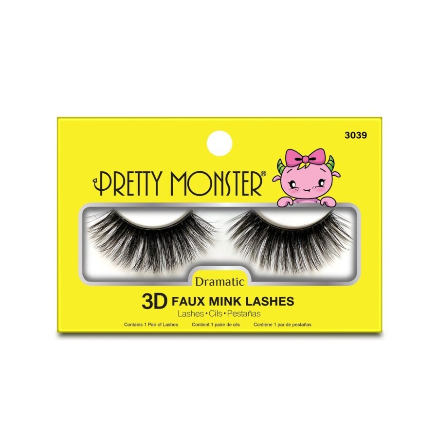 Pretty Monster Dramatic 3D Faux Mink Lashes - Image 9