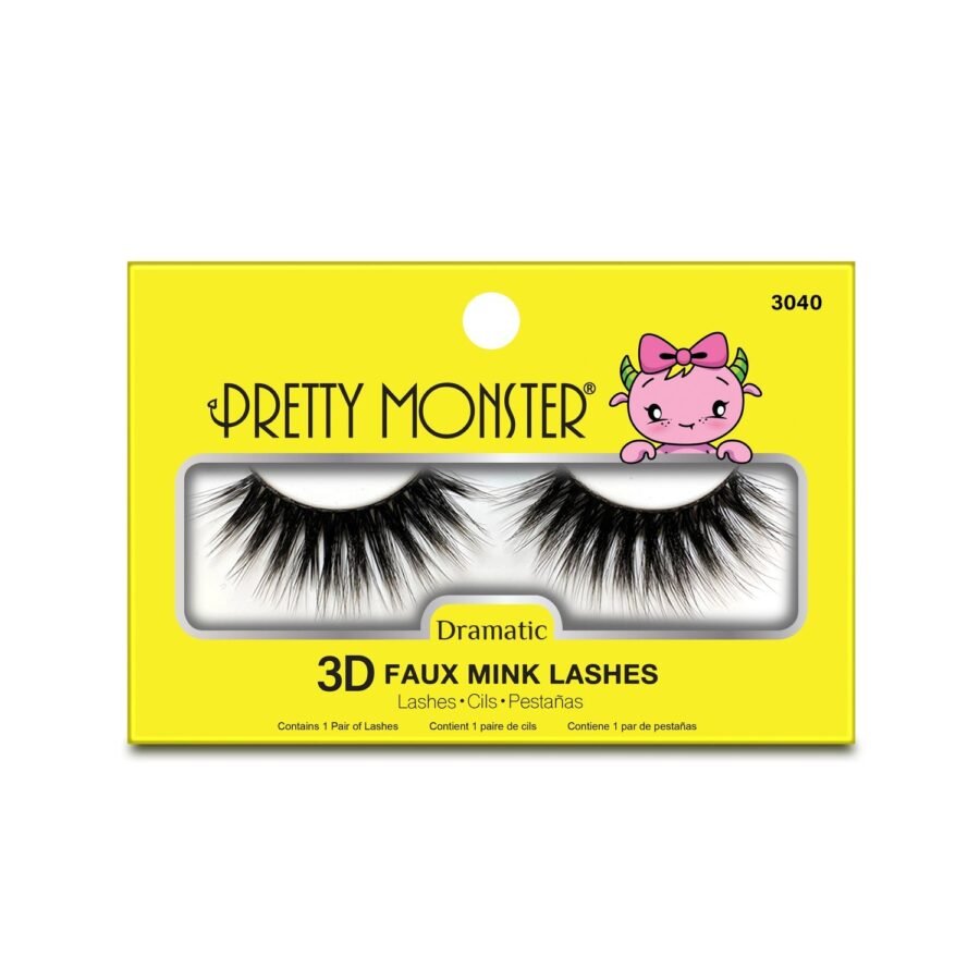 Pretty Monster Dramatic 3D Faux Mink Lashes - Image 10