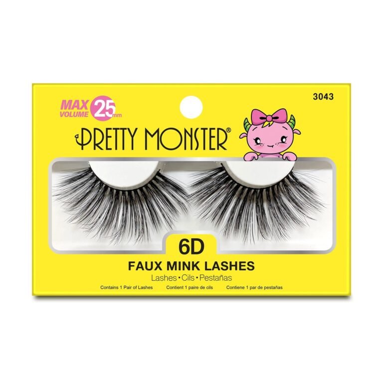PRETTY MONSTER Max Volume 6D Faux Mink Lashes