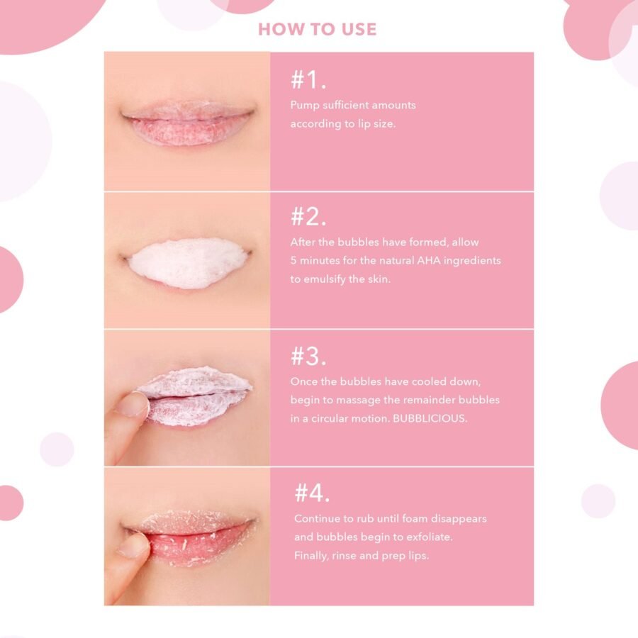 RUDE Bubblelicious Lip Exfoliator - Image 3