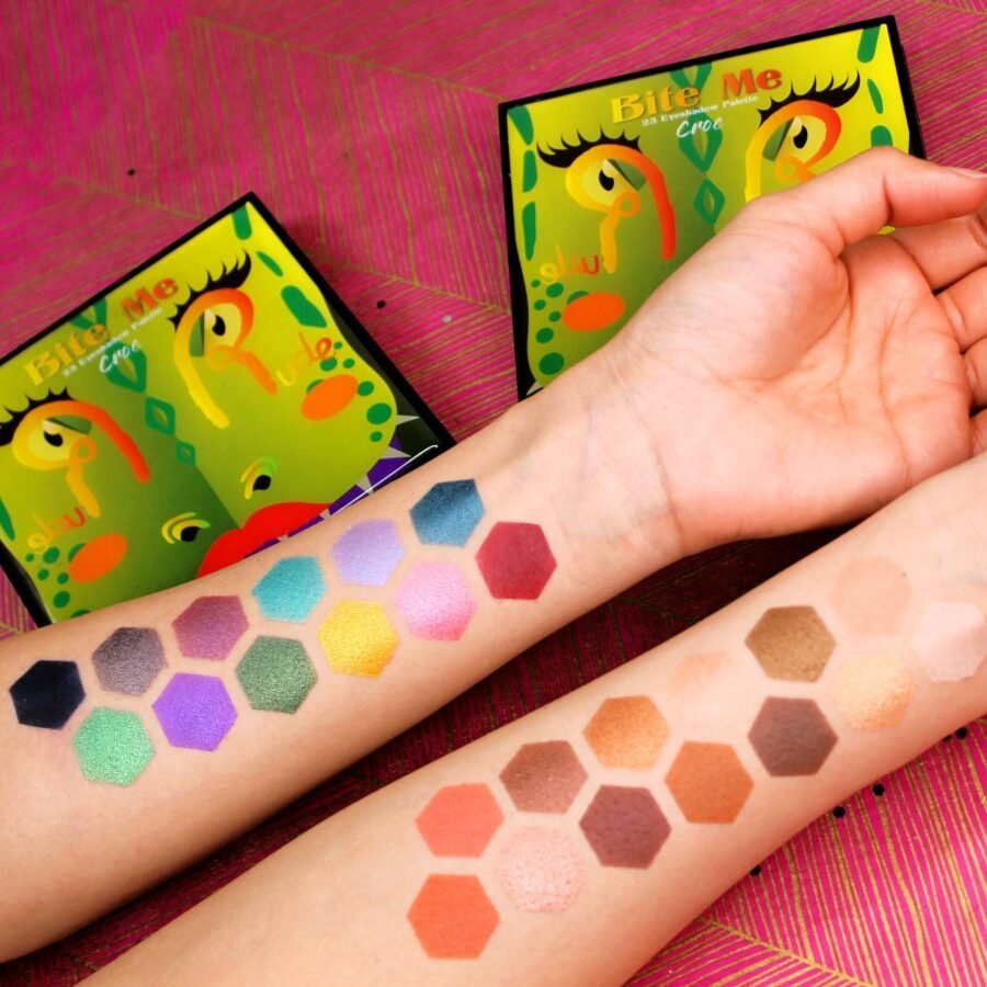 RUDE Bite Me 25 Eyeshadow Palette - Croc - Image 3
