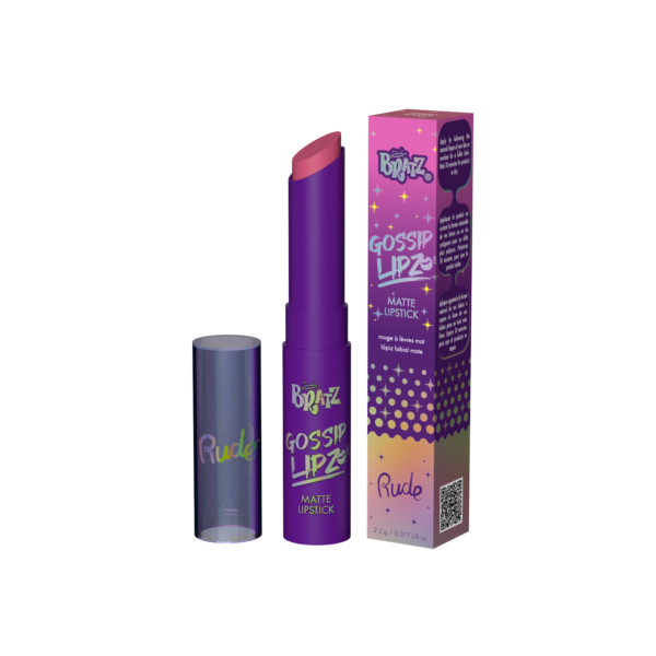 RUDE Bratz Gossip Lipz Matte Lipstick - Image 4