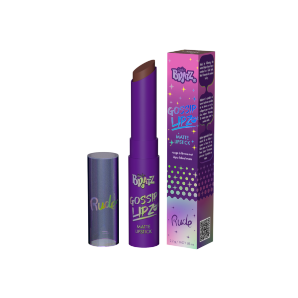RUDE Bratz Gossip Lipz Matte Lipstick - Image 3