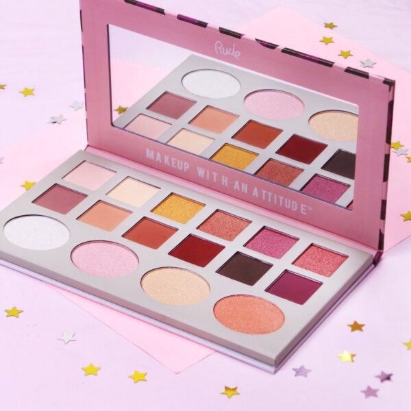 RUDE Leopardina 12 Eyeshadows + 4 Highlighters - Image 3