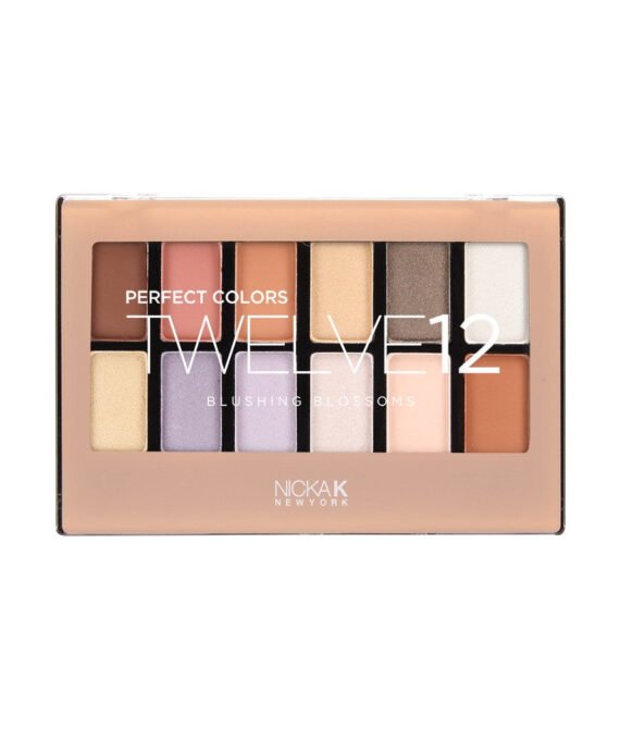 NICKA K Perfect 12 Blushing Blossoms Eyeshadow Palette