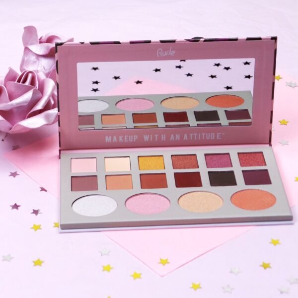 RUDE Leopardina 12 Eyeshadows + 4 Highlighters - Image 2