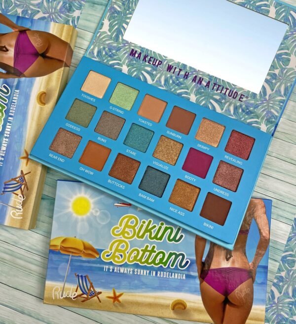 RUDE Bikini Bottom - 18 Eyeshadow Palette - Image 3