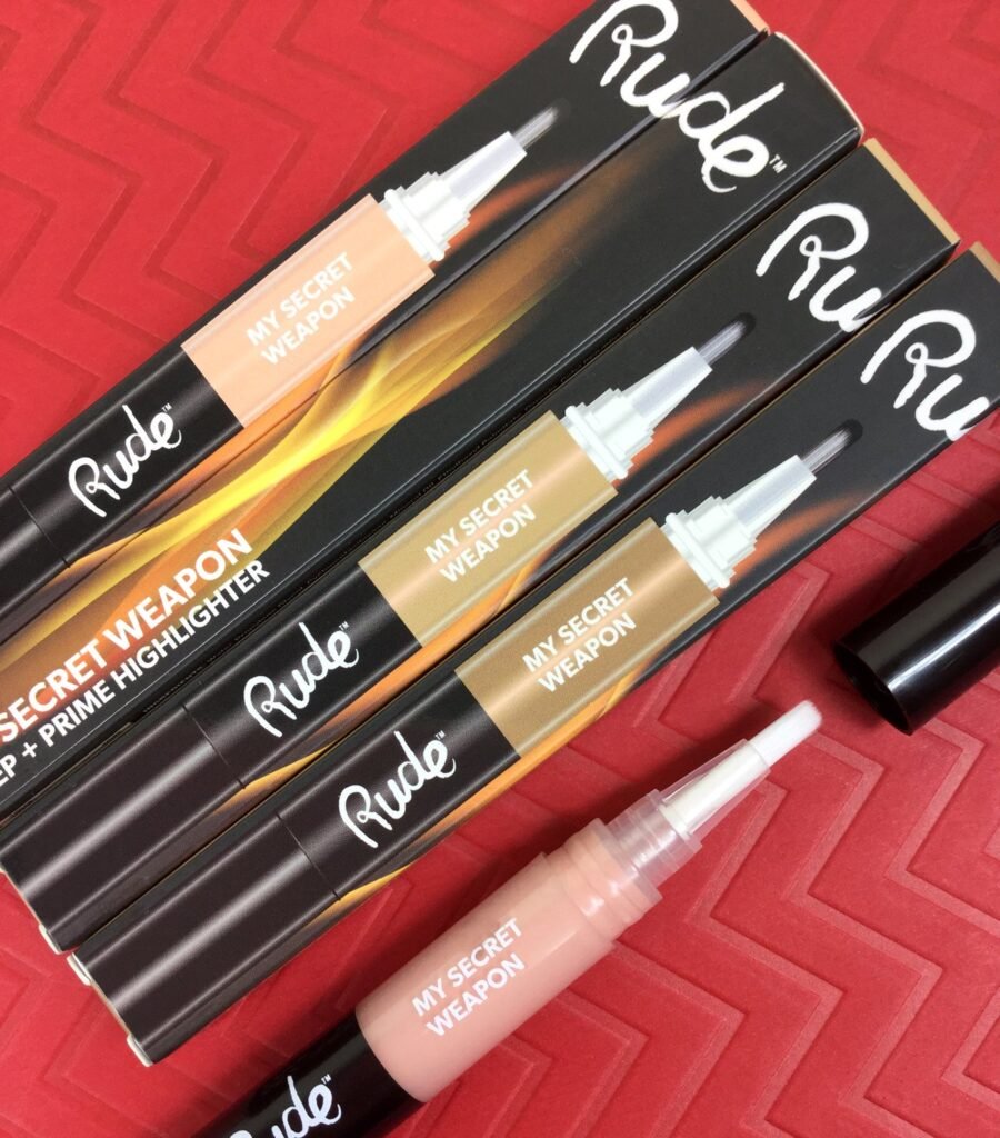 RUDE My Secret Weapon Prep / Prime Highlighter Acrylic Display Set, 48 Pieces + 4 Testers - Image 2