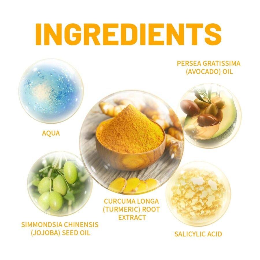 Eelhoe Turmeric Whitening Cleanser Deep Cleansing Face To Remove Makeup Refreshing And Non-Tight Turmeric Cleanser