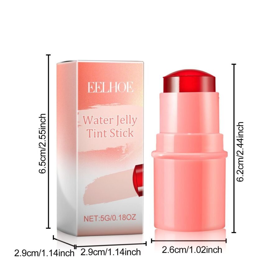 EELHOE Fruit Jelly Blush Lip Gloss Stick Lazy Contouring Even Skin Tone Brightening And Colorful Easy To Apply Lip Gloss Stick