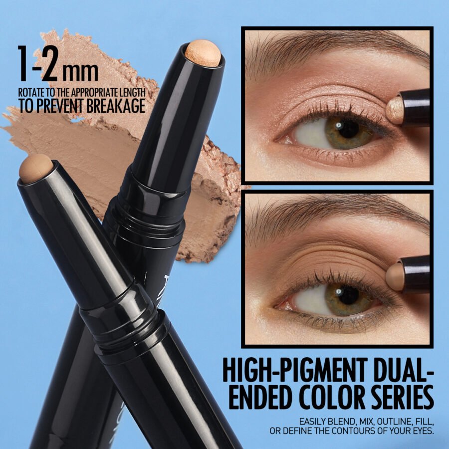 Double-headed Eye Shadow Stick Eye Makeup Pearlescent Waterproof Non-smudge Brightening Highlight Eye Shadow Stick
