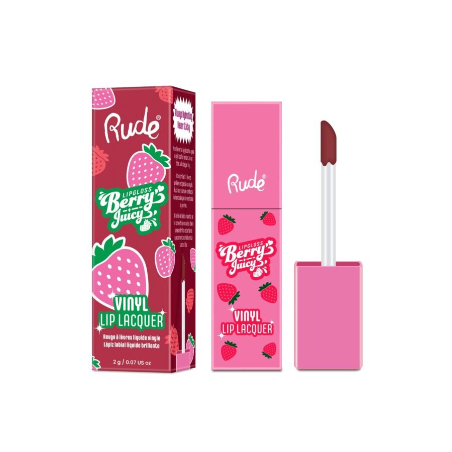 RUDE Berry Juicy Vinyl Lip Lacquer