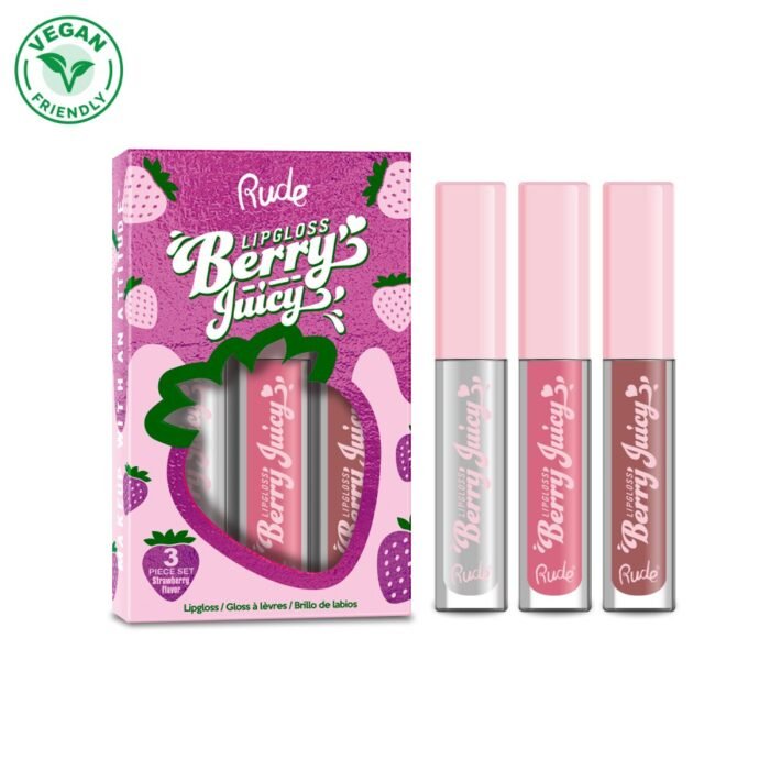 RUDE Berry Juicy Lip Gloss Set – Lip Gloss