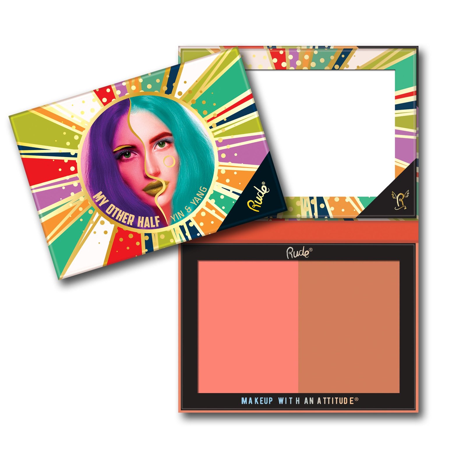 88411.jpg RUDE My Other Half Duo Shade Face Palette