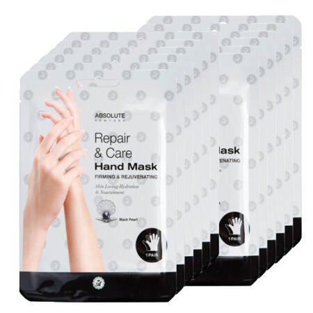Absolute Repair & Care Hand Mask – Black Pearl – Pack of 12 Pairs