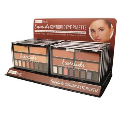 BEAUTY TREATS Essentials Contour & Eye Palette Display Set, 12 Pieces