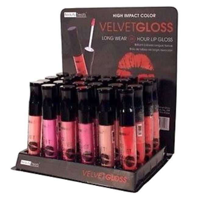 BT538-X24-1.jpg Beauty Treats Velvet Gloss Display Case Set 24 Pieces