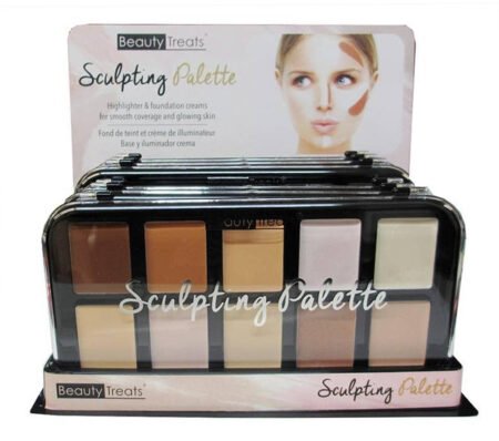 BEAUTY TREATS Sculpting Palette Display Set, 12 Pieces