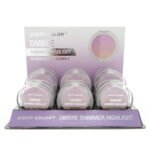 CITY COLOR Shimmer Ombre Highlight – Amethyst Display Set, 12 Pieces