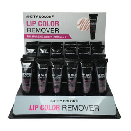 CITY COLOR Lip Color Remover Display Set – 24 Pieces