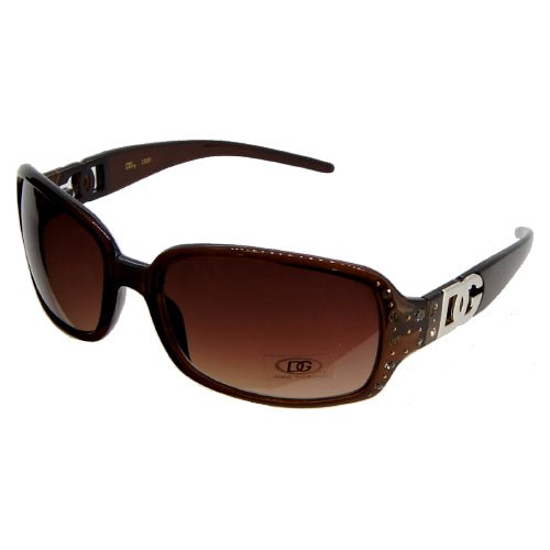 DG Sunglasses Women Rhinestone DG8RS1620 – Brown