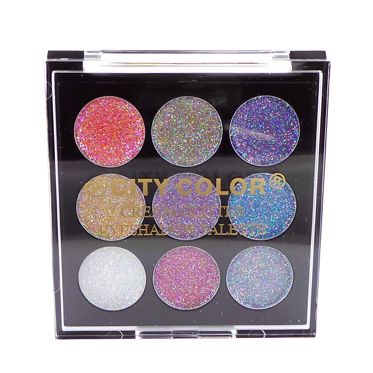 E-0078-1.jpg CITY COLOR Cream Glitter Eyeshadow Palette