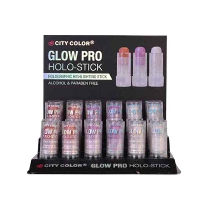 F0077-X-1.jpg CITY COLOR Glow Pro Holo-Stick Display Set, 24 pieces