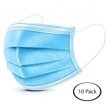 Disposable Protective Face Mask – Pack of 10