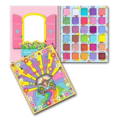 RUDE Flower Child 30 Pressed Pigment and Shadows Palette – Freshly Cut