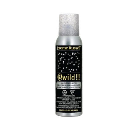 JEROME RUSSELL BWild Glitter Spray – Silver