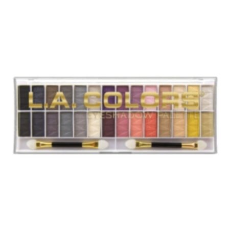 L.A. COLORS 28 Color Eyeshadow Palette – Malibu