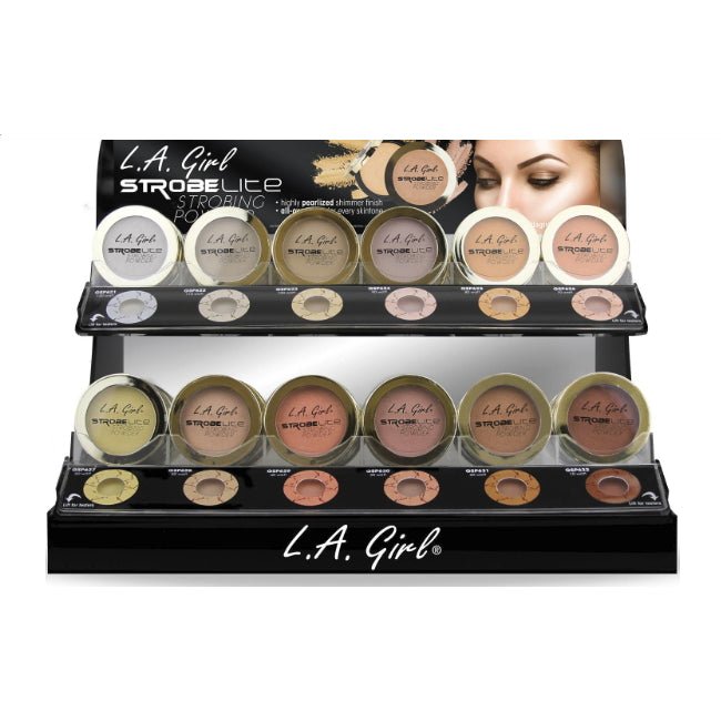 LGSP-X144-1.jpg L.A. GIRL Strobe Lite Powder Display Case Set 144 Pieces
