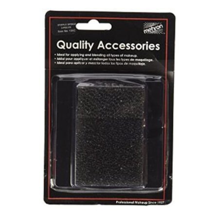 Mehron Stipple Sponge Applicator (Carded) – Black