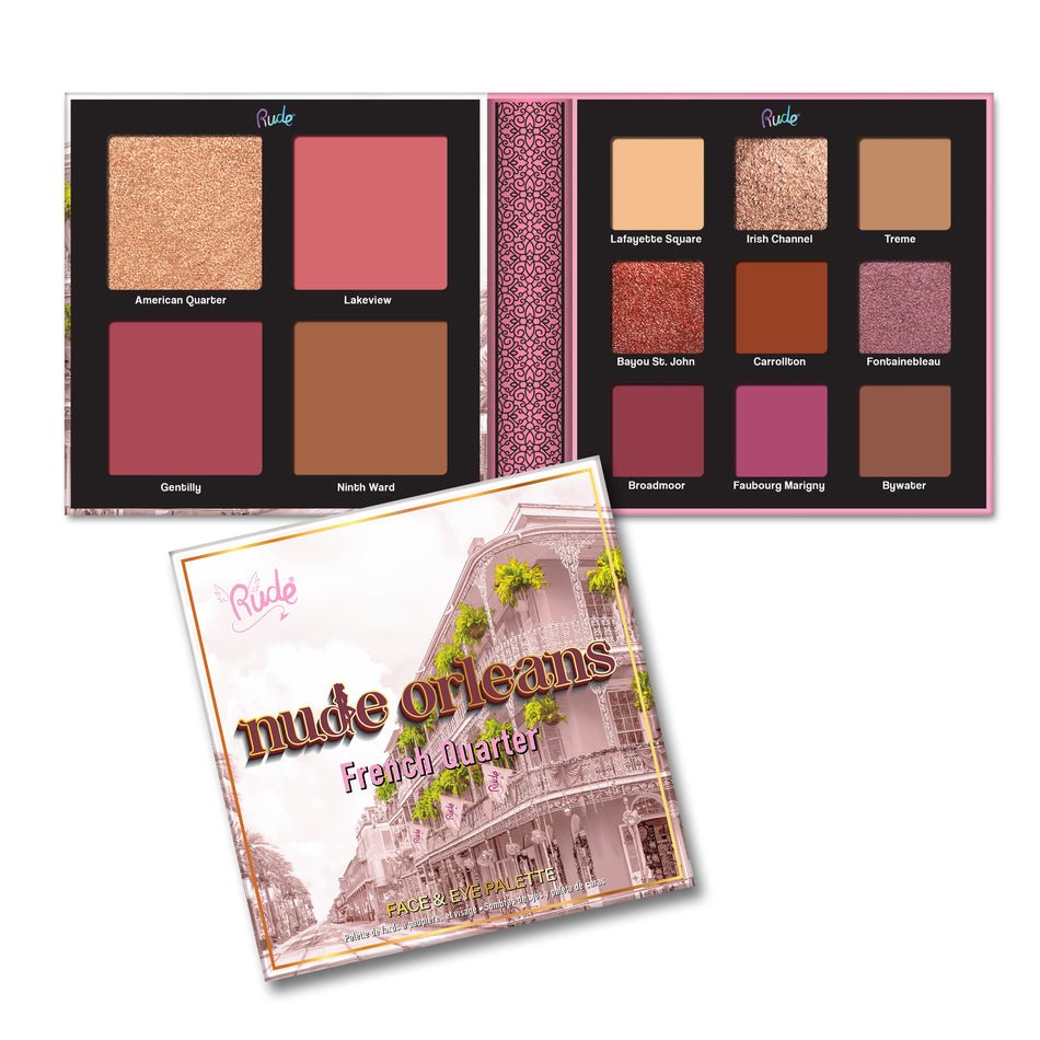 N.O-1.jpg RUDE Nude Orleans Face & Eye Palette