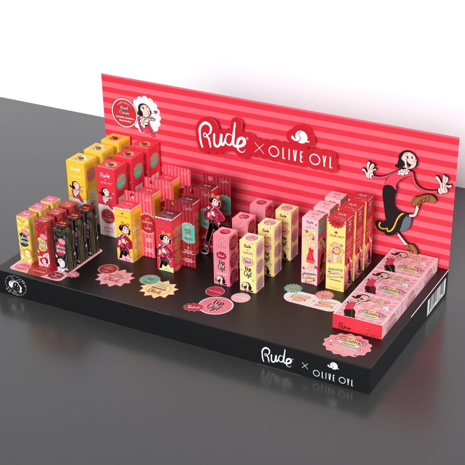 RUDE Olive Oyl Display Set A