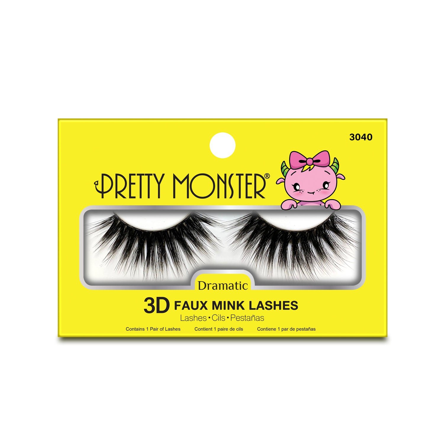 PM3040.jpg Pretty Monster Dramatic 3D Faux Mink Lashes