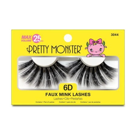 PRETTY MONSTER Max Volume 6D Faux Mink Lashes