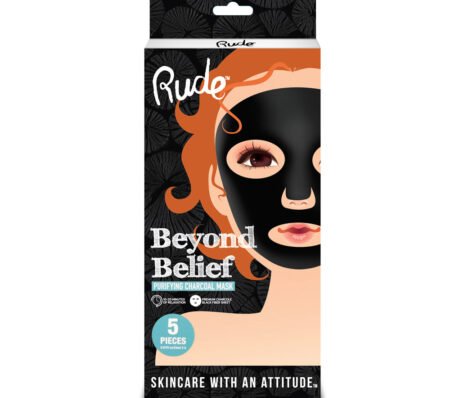 RUDE Beyond Belief Purifying Charcoal Mask 5 Piece Pack