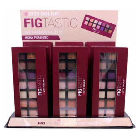 CITY COLOR Figtastic Palette – 14 Shades Display Case Set 24 Pieces
