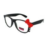 KITTY Junior Fashion Glasses Wayfarer KT01STCL – White
