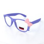 KITTY Junior Fashion Glasses Wayfarer KT01STCL – White
