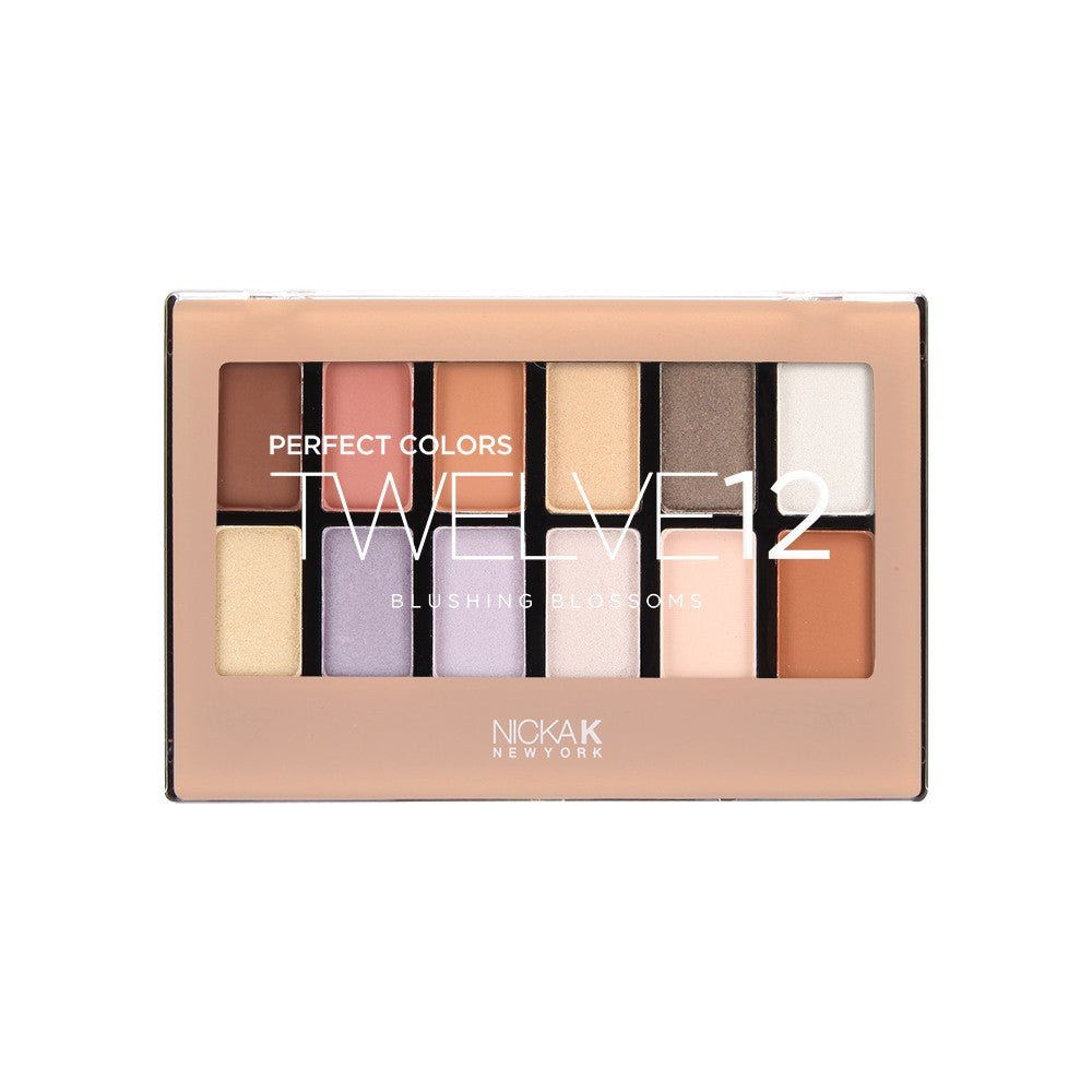 nkap040-1.jpg NICKA K Perfect 12 Blushing Blossoms Eyeshadow Palette
