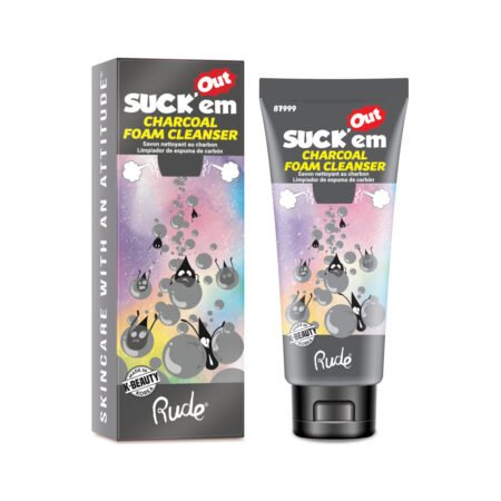 RUDE Suck’Em Out Charcoal Foam Cleanser