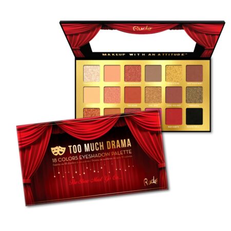 RUDE Too Much Drama – 18 Eyeshadow Palette